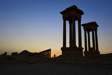 Griechisch-römische Ruine in Palmyra, Syrien