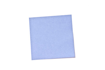 blauer Notizzettel