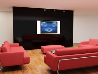 Interior of a living room