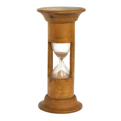 Small wooden hourglass