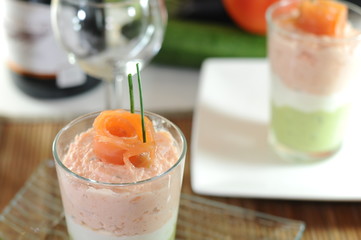 verrine saumon