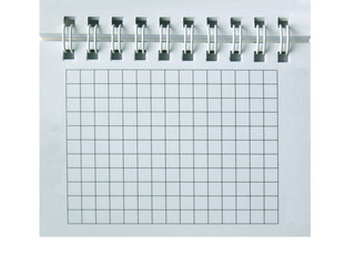 Blank isolated notepad with clipping path.