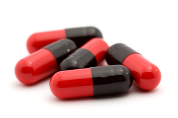 pills studio isolated over white