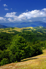 Fototapeta na wymiar summer mountains landscape