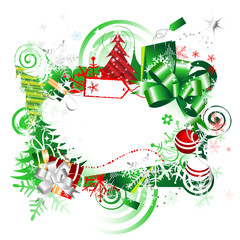 Christmas gift, frame with place for your text