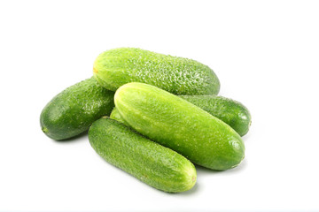 cucumber isolated on white background