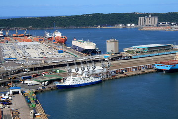 harbor and ship