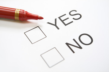 Undecided Yes-No question