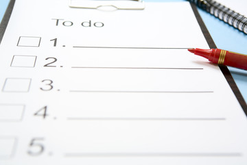 To do list