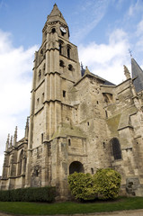 Fototapeta premium collégiale de Poissy, Yvelines, France