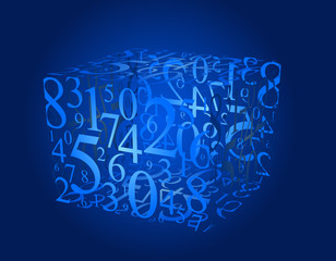 Numbers background