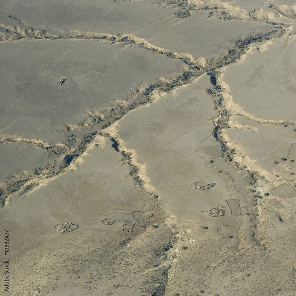 Wall mural aerial view