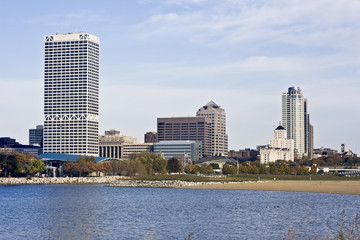 Downtown Milwaukee, Wisconsin.