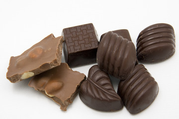 Chopped chocolate