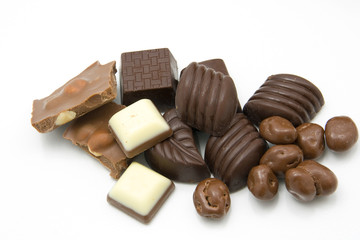 Chopped chocolate