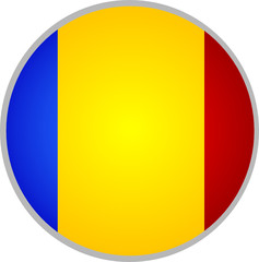 Fototapeta premium tschad flag