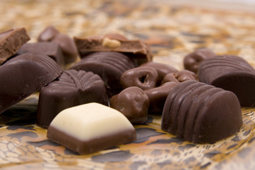 Chopped chocolate
