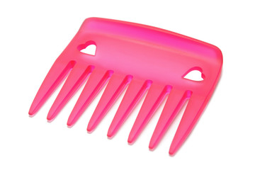Comb isolated over white background
