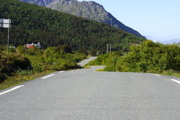 Lofoten's road