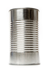 Metal Can with white background