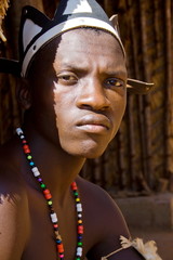 african zulu tribal man