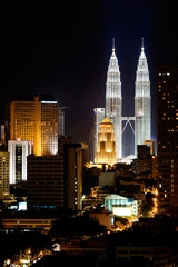 Section of the Business District of Kuala Lumpur