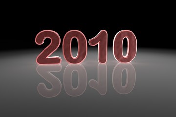 Dunkle Jahr 2010 Illustration