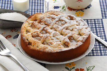 Crostata di nocciole - Dolci - Ricetta della Toscana