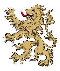 Gold lion