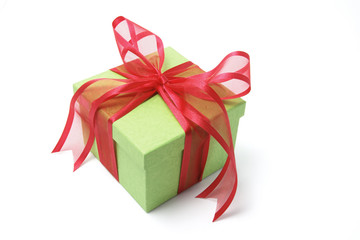 Gift Box on Isolated white Background