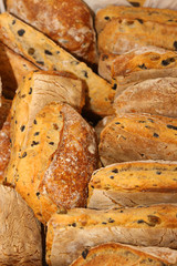 bread artisanal in a French bakery