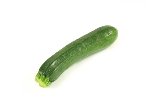 courgette, isolated