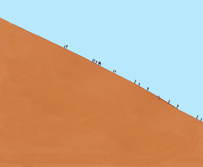 Fototapeta na wymiar Namibia - Dune di sossusvlei