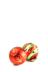 Red christmas balls