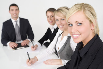 Fototapeta premium Modern Office Teamwork