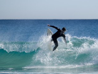 Fototapeta premium Surfing QLD waves