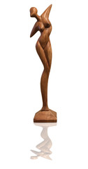 wooden statue