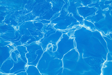 Fototapeta na wymiar Blue water background