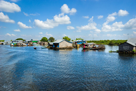 Tonle Sap lake,  Battambang and Siem reap. Cambodia.