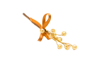 Christmas decoration isolated on white.