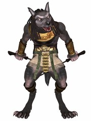 Anubis - Ägyptische Fantasie Figur