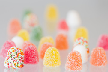 childrens candy - focus on foreground