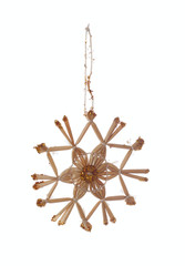 Christmas Decoration photo on the white background