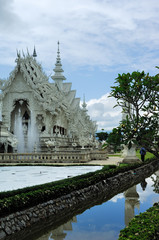 Temple blanc au nord de la Thailande