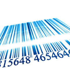 Bar code on a solid white background