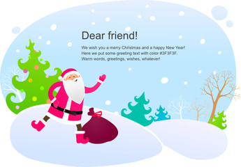 New Year Greeting Card