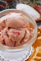 Sorbetto di mirtilli al latticello