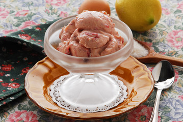 Sorbetto di mirtilli al latticello