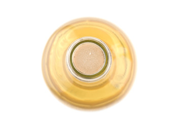 object on white - White wine bottle
