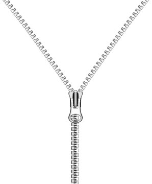 zipper isolated on white